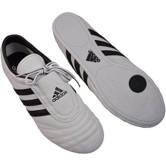 adidas SM II Low Cut Martial Arts Taekwondo, Karate, Kung fu Shoes (White/Black) - Picture 1 of 4